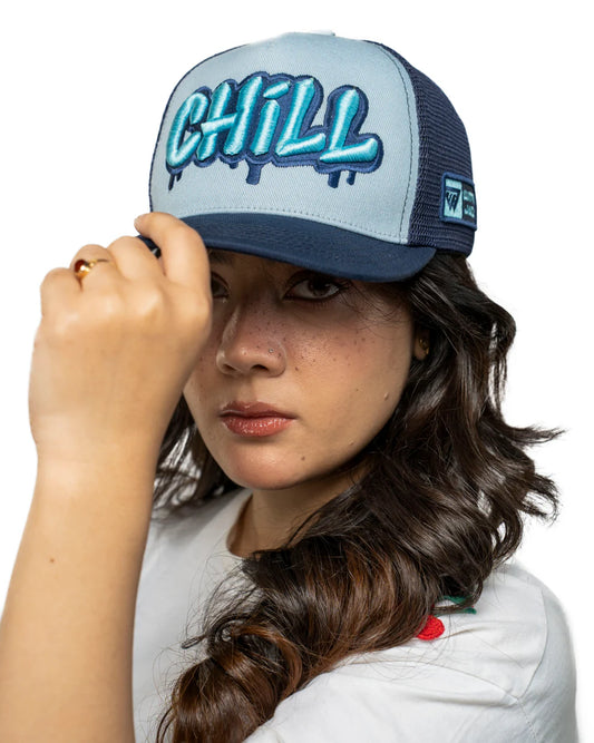 Chill vibes - 5 Panel Trucker