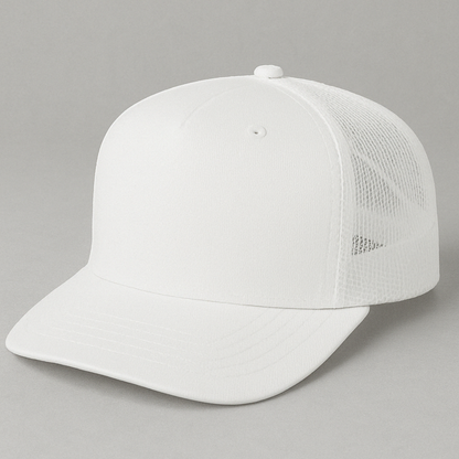 Custom 5 Panel Mid profile trucker hat - Foam Trucker - girrach