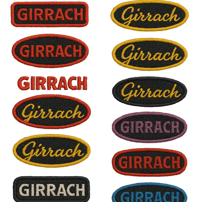 Custom Name Patches Embroidered - girrach