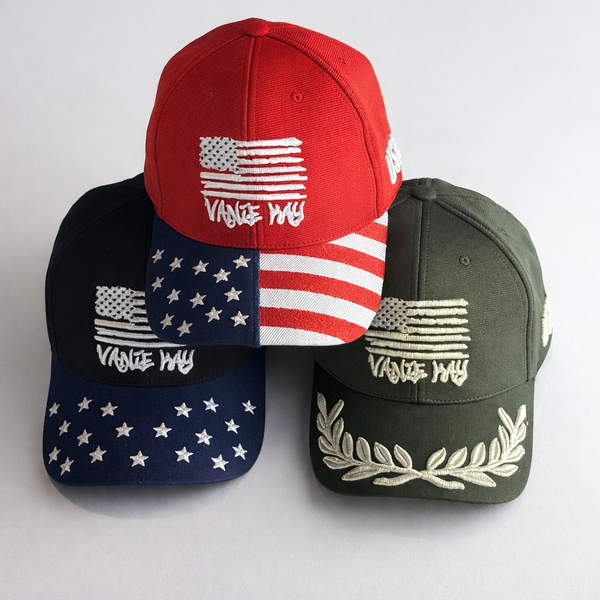 Customized Patriotic Hats | Signature brim design