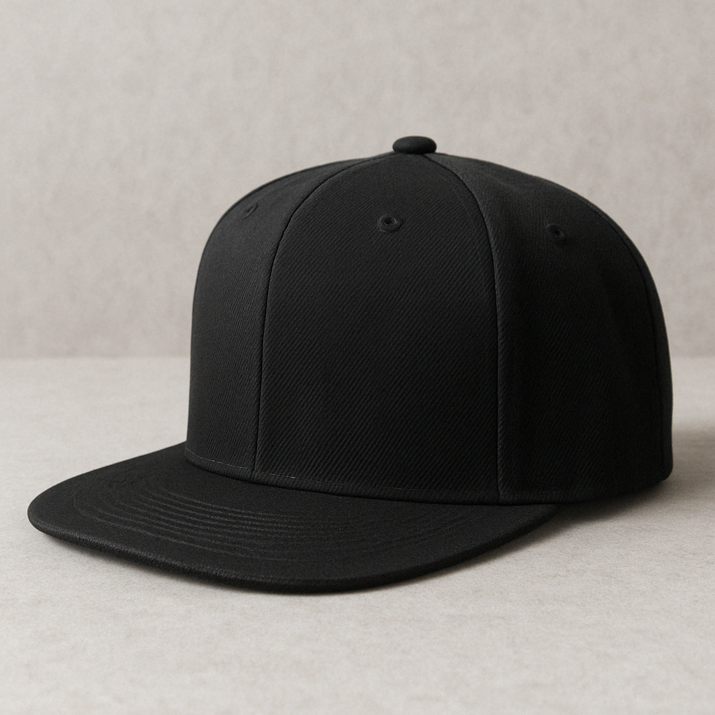 Flat Bill 6 Panel Structured Caps - Stylish, Durable, Comfortable - girrach