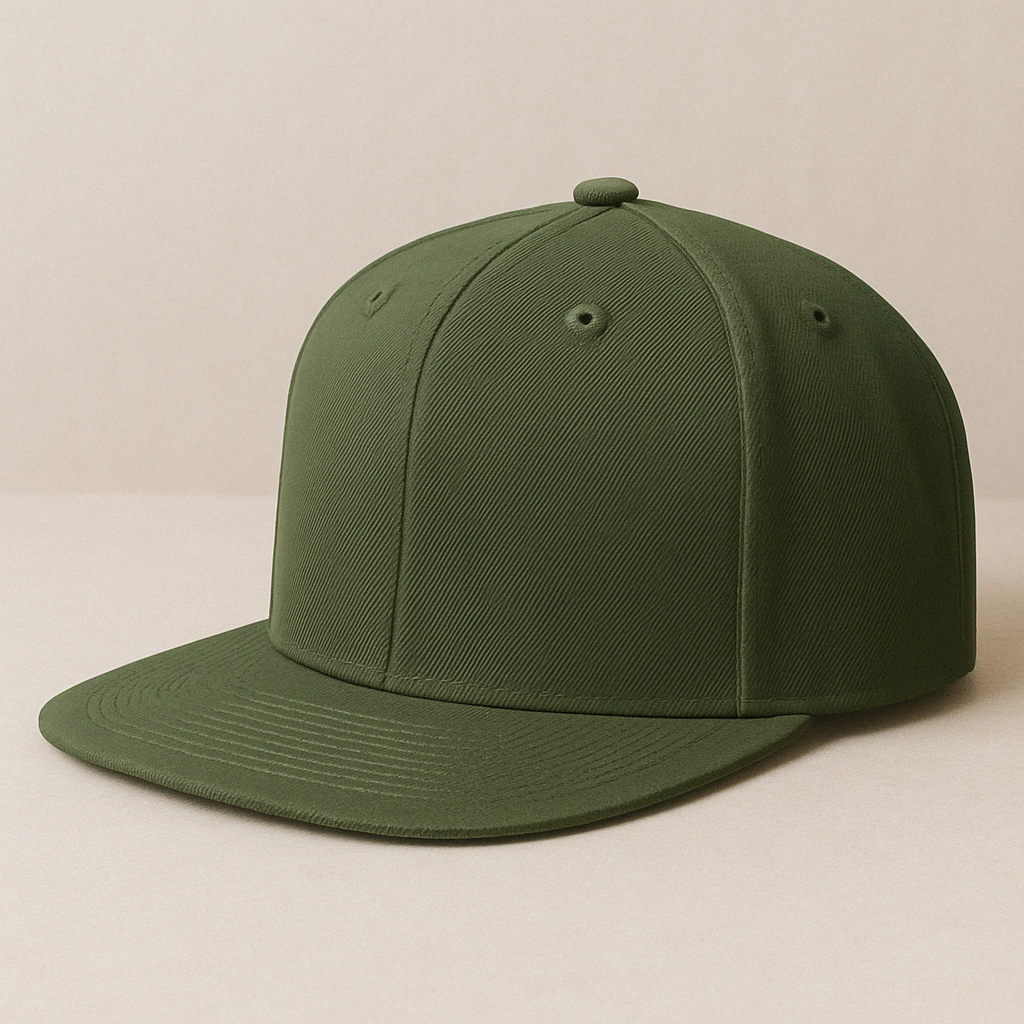 Flat Bill 6 Panel Structured Caps - Stylish, Durable, Comfortable - girrach