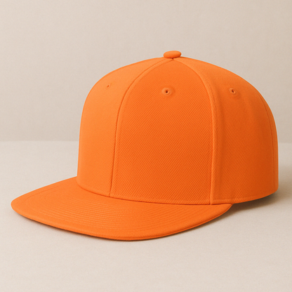 Flat Bill 6 Panel Structured Caps - Stylish, Durable, Comfortable - girrach
