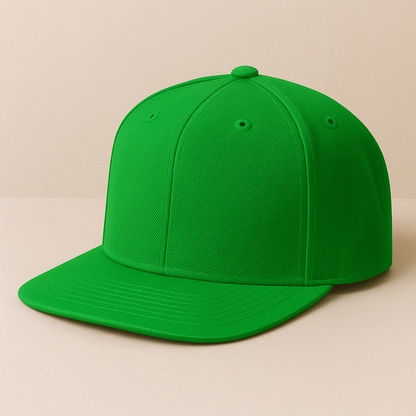 Flat Bill 6 Panel Structured Caps - Stylish, Durable, Comfortable - girrach