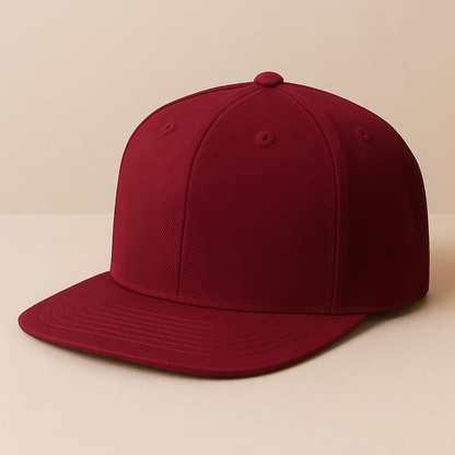 Flat Bill 6 Panel Structured Caps - Stylish, Durable, Comfortable - girrach