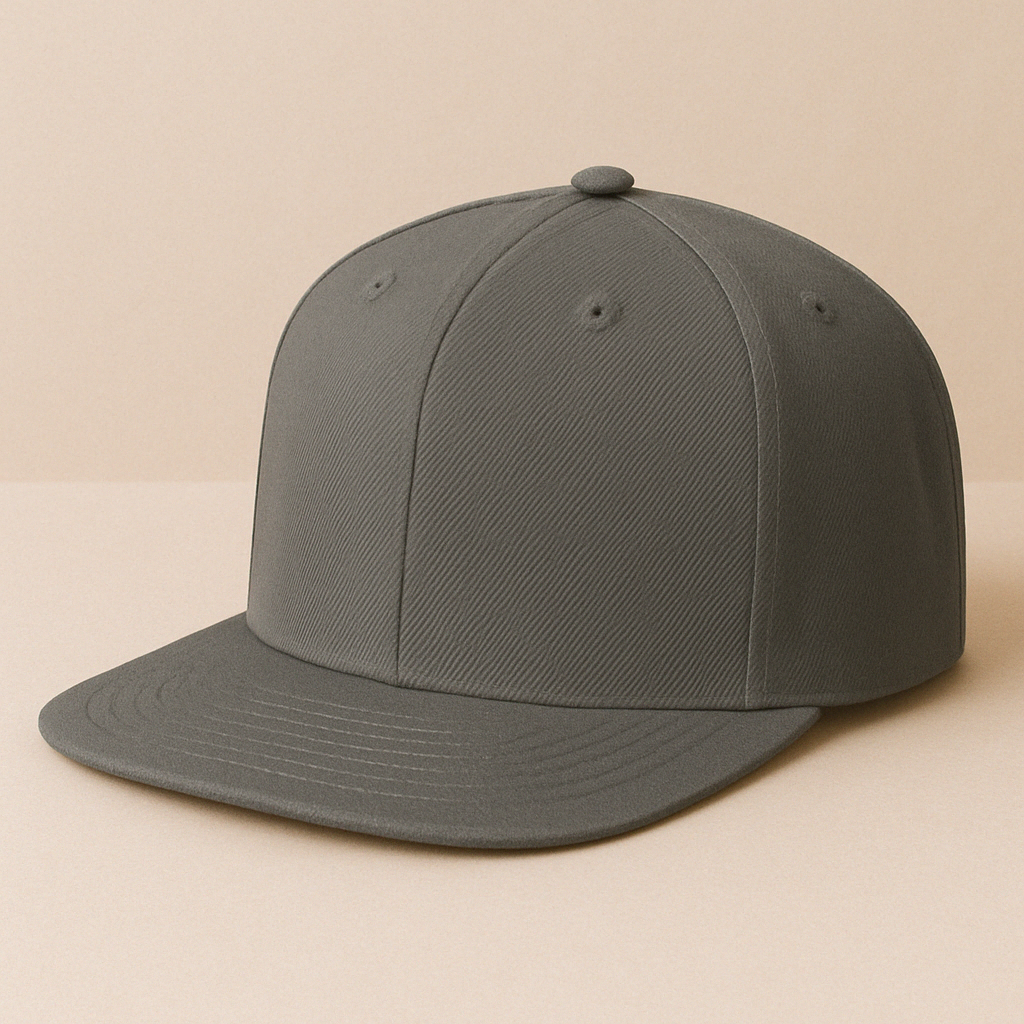 Flat Bill 6 Panel Structured Caps - Stylish, Durable, Comfortable - girrach