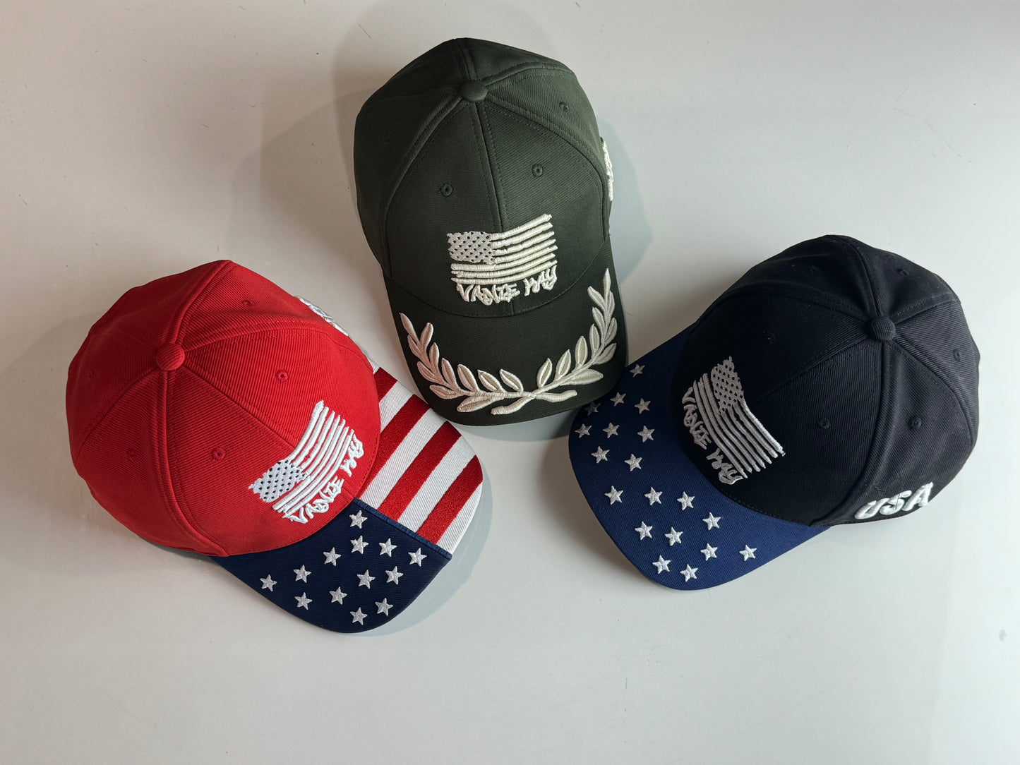 Customized Patriotic Hats | Signature brim design