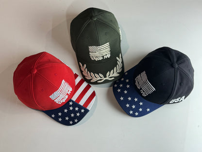 Customized Patriotic Hats | Signature brim design