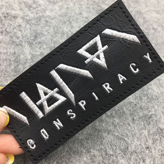 Embroidered Patches on Leather - girrach