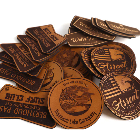 Leather Engraved Patches - girrach