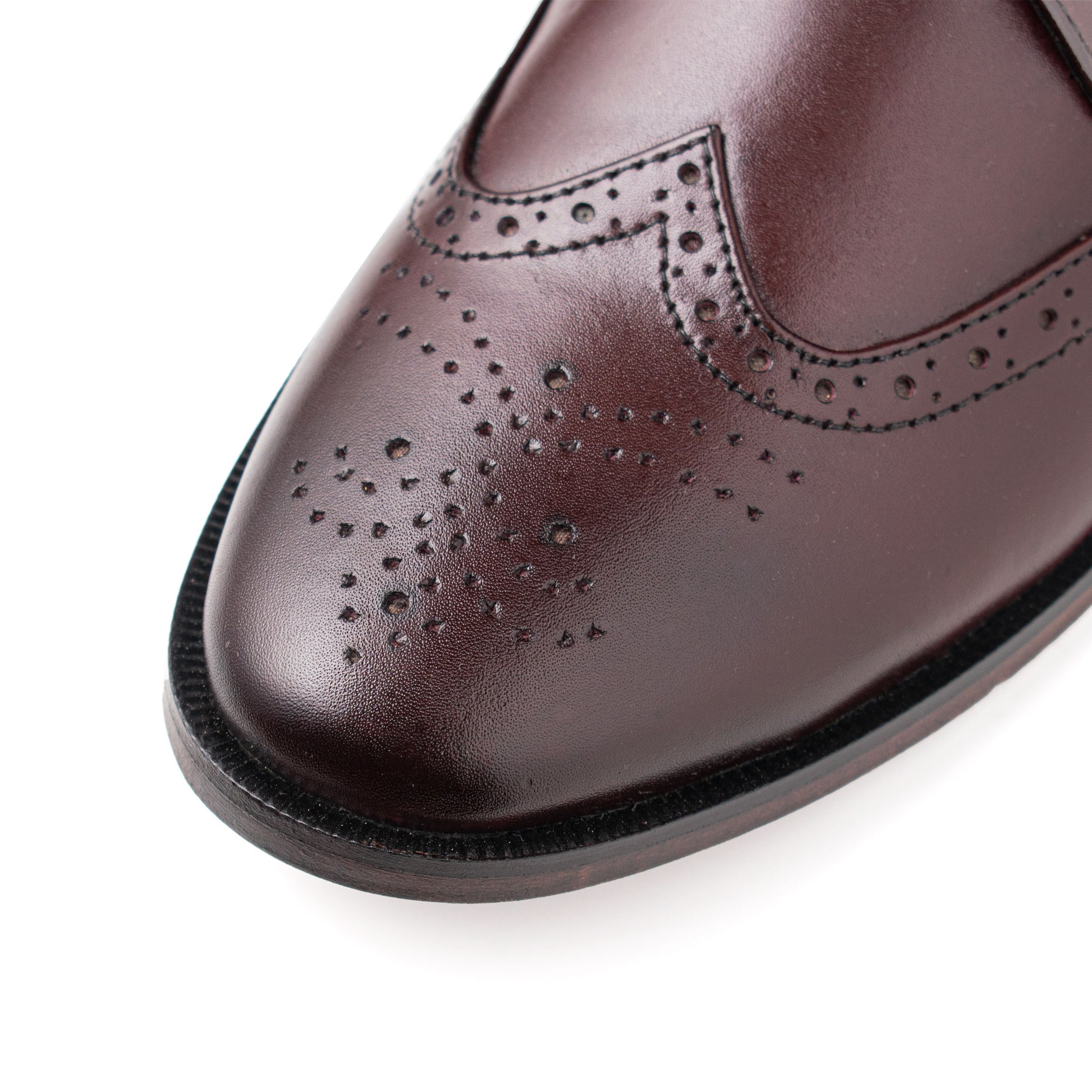 Maroon Single Monk Strap - girrach